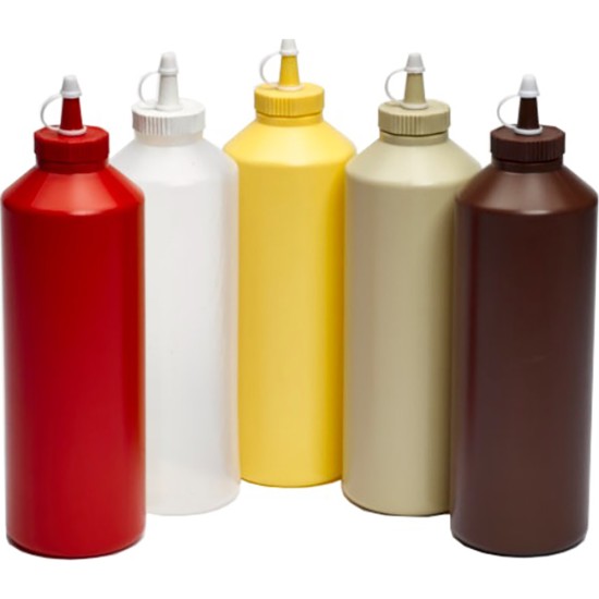 Alphin Condiment disp. 1ltr (35oz) YELLOW Restaurant Supply Images