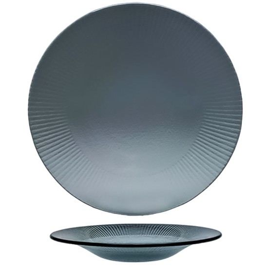 Steelite Willow Gourmet Rimmed Coupe Bowl Smoked 27cm(Pack of 12) Restaurant Supply Images