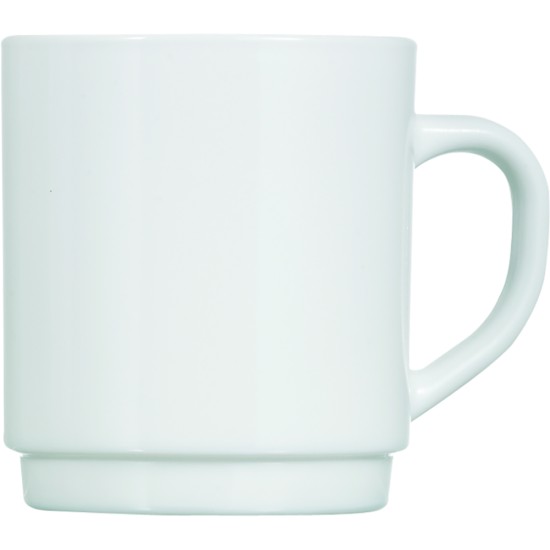 Luminarc Bock White Mug Stackable 290 ml / 10oz(Pack of 36) Event Supply Images