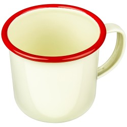 Falcon Enamel 8cm Mug Cream(Pack Of 12)