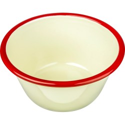 Falcon Enamel 12cm Pudding Basin Cream(Pack Of 6)