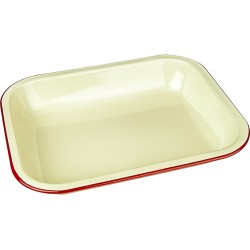 Falcon Enamel 28cm Bake Pan Cream(Pack Of 6)