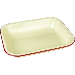 Falcon Enamel 34cm Bake Pan Cream(Pack Of 6)