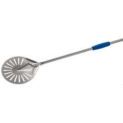 GI Metal Pizza Turning Peel Anodised Aluminium Perforated 6.5