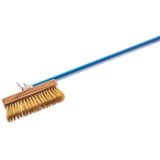 GI Metal Oven Brush 20cm x 6cm Head x 150cm Handle Catering Supply Images