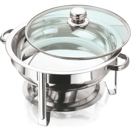 Vinod - Round Chafng Dish Glass Lid RCHF-45 Catering Supply Images