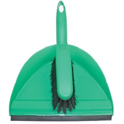 SYR Dustpan & Brush Set Green