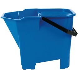 SYR Bull Dog Bucket Blue with Handle Sieve Grid