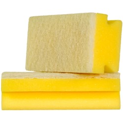 SYR White NonAbrasive Sponge With Grip(Pack of 60)