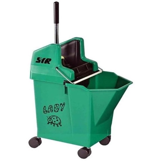 SYR Ladybug Kentucky Mop Bucket Green with 2