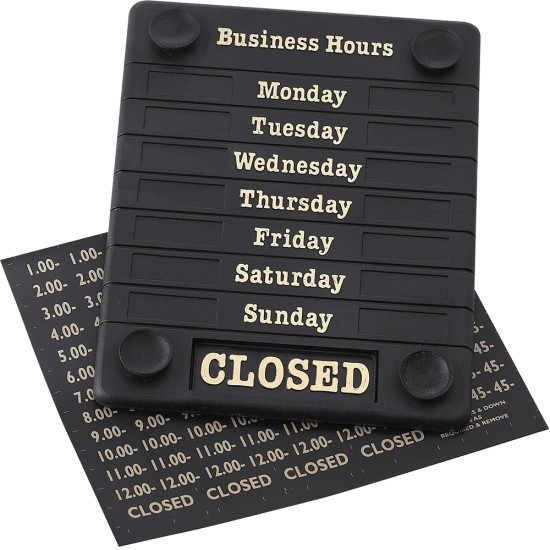 Beaumont Sign Business Hours Restaurant Supply Images