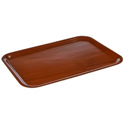 Rectangular Mahogany Wood Tray 60cm x 45cm / 23
