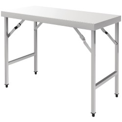Vogue Stainless Steel Folding Table 1800mm