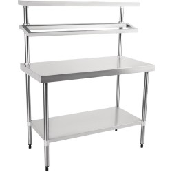 Vogue Stainless Steel Prep Station with Gantry