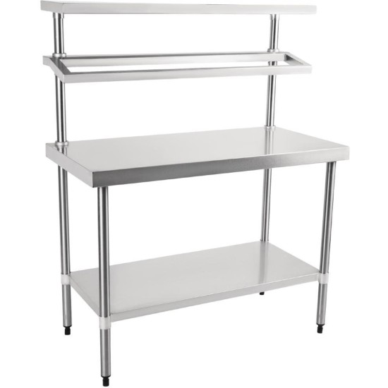 Vogue Stainless Steel Prep Station with Gantry Restaurant Supply Images