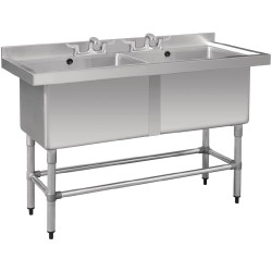 Vogue Double Deep Pot Sink