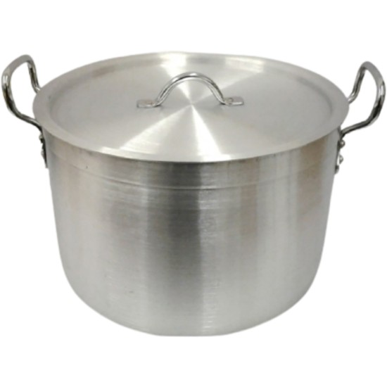 Mastercook Aluminium Groundbase Stewpot W/Lid 20