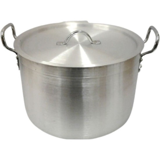 Mastercook Aluminium Groundbase Stewpot W/Lid 23.6