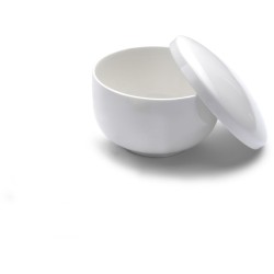 Elia Glacier Bone China Rice Bowl Lid 350 ml (Pack of 6)