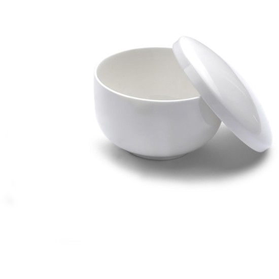 Elia Glacier Bone China Rice Bowl Lid 350 ml (Pack of 6) Event Supply Images