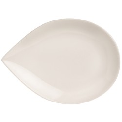 Elia Orientix Bone China Leaf / Dewdrop Plate 330 mm (Pack of 4)