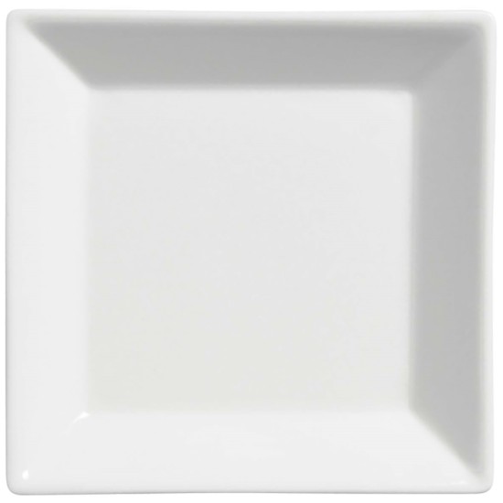 Elia Orientix Bone China Square Plate 235 mm (Pack of 6) Restaurant Supply Images