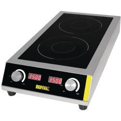 Buffalo Heavy Duty Double Induction Hob 7kW