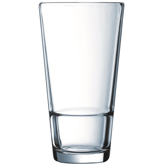 Arcoroc Stack Up Hiball Glasses 400 ml / 14oz(Pack of 24) Restaurant Supply Images