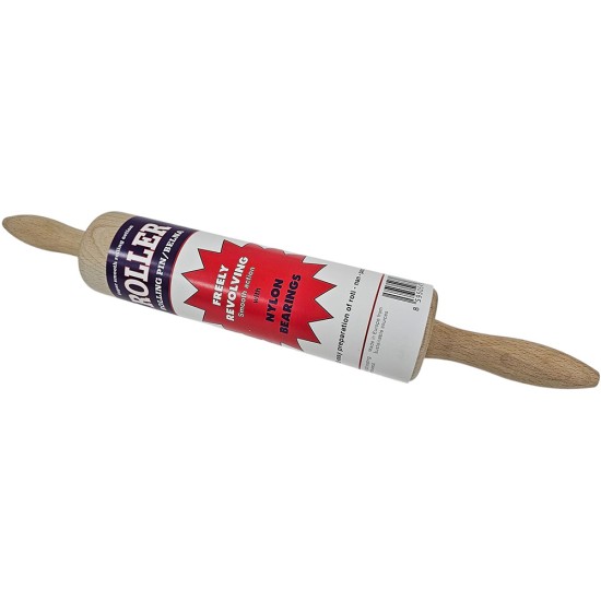 Mastercook Roller Rolling Pin Medium 65X255 Restaurant Supply Images