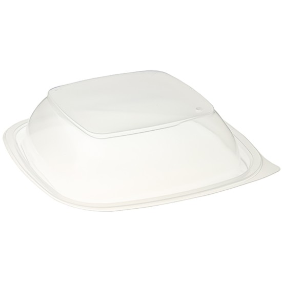 Sabert PP Domed Lid for Square Container 16x16 cm(Pack of 300) Restaurant Supply Images
