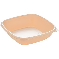 Sabert Square Container Natural Colour 500ml 16x16 cm(Pack of 300)