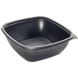 Sabert Square Container Black 750ml 16x16 cm(Pack of 300)