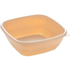 Sabert Square Container Natural Colour 750ml 16x16 cm(Pack of 300)