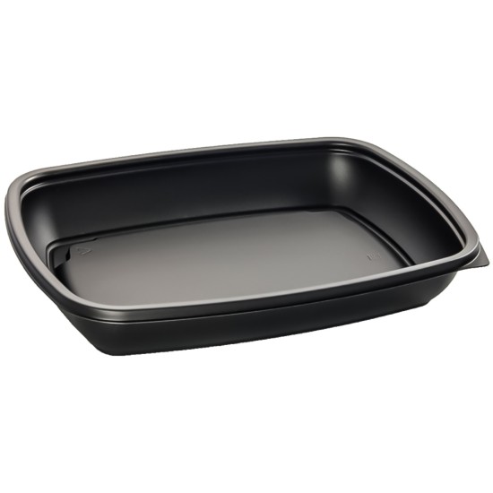 Sabert Rectangular Container Black 600ml 23x17 cm(Pack of 300) Catering Supply Images