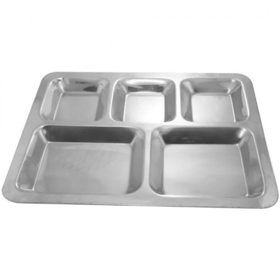 Mastercook 5 Comp Stainless Steel Tray Event Supply Images