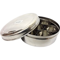 Mastercook Stainless Steel Massala Dabba Metal Lid 11