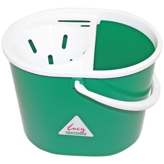 SYR Lucy Mop Bucket Complete Hygiene Green Catering Supply Images