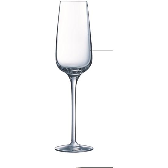 Chef & Sommelier Sublym Flute Glasses 210 ml / 7.5oz(Pack of 24) Restaurant Supply Images