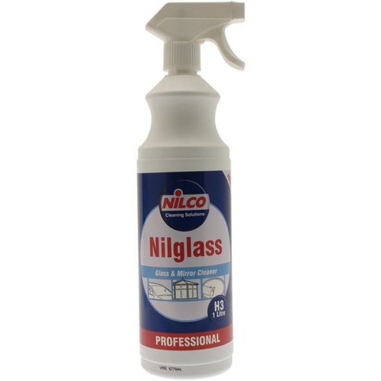 Nilglass Glass & mlrror Cleaner 1ltr(Pack of 6) Restaurant Supply Images