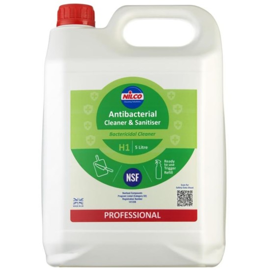 Nilco Antibacterial Cleaner & Sanitiser 5ltr(Pack of 2) Catering Supply Images