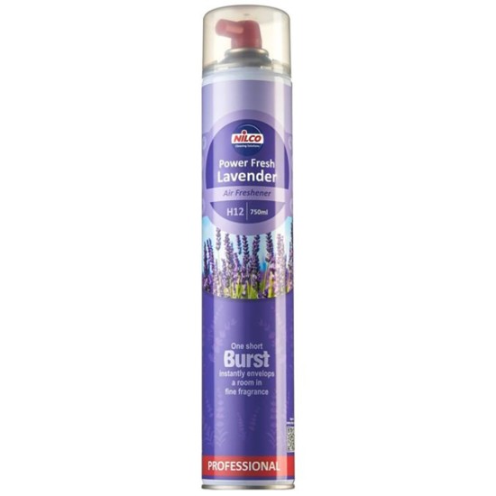 Nilco Power Fresh Lavender Air Freshener 750ml(Pack of 6) Catering Supply Images
