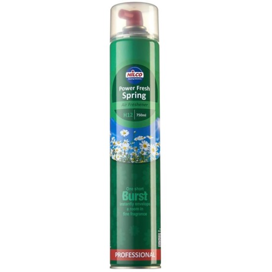 Nilco Power Fresh Spring Air Freshener 750ml(Pack of 6) Catering Supply Images