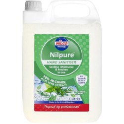 Nilco Hand Sanitiser Scented Tea Tree & Mint 5ltr(Pack of 4)