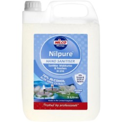 Nilco Hand Sanitiser Scented Ocean Spa 5ltr(Pack of 4)