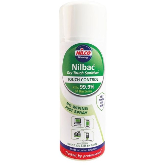 Nilbac Dry Touch Sanitisier Touch Control 150ml(Pack of 6) Event Supply Images