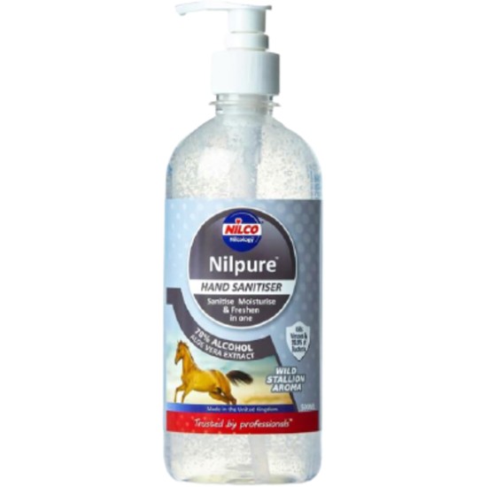 Nilco Nilpure Hand Sanitiser Scented Wild Stallion 500ml(Pack of 6) Catering Supply Images