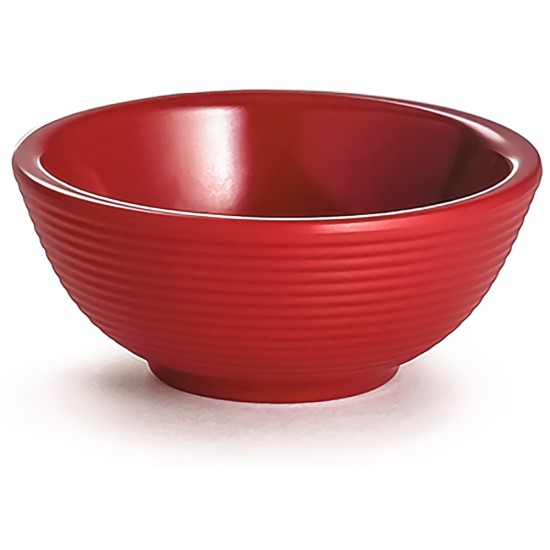 TableCraft Melamine Ramekin, 2 oz, Ribbed, Red(7cm dia/60 ml)(Pack of 12) Event Supply Images