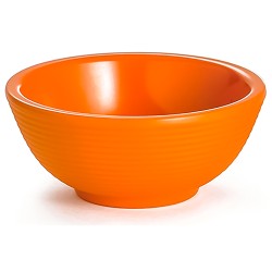 TableCraft Melamine Ramekin, 2 oz, Ribbed, Orange(7cm dia/60 ml)(Pack of 12)