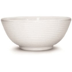 TableCraft Melamine Ramekin, 3 oz, Ribbed, White(8.5cm dia/90 ml)(Pack of 12)