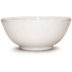 TableCraft Melamine Ramekin, 4 oz, Ribbed, White(9cm dia/120 ml)(Pack of 12)